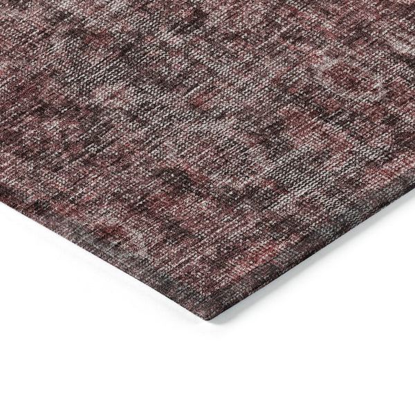 Homeroots 3' Durable Blue And Black Damask Washable Area Rug For Indoor And Outdoor Spaces, Versatile Style 8' Round Polyester 605099