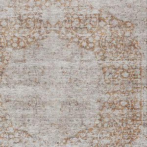 Homeroots 3' Blue And Ivory Oriental Washable Area Rug - Durable, Stain Resistant, Perfect For Indoor And Outdoor Spaces 3' X 5' Polyester 605109