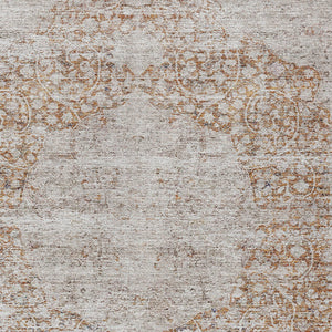 Homeroots 3' Blue And Ivory Oriental Washable Area Rug - Durable, Stain Resistant, Perfect For Indoor And Outdoor Spaces 5' X 8' Polyester 605110