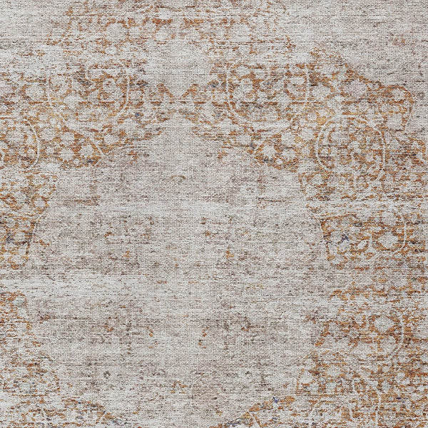 Homeroots 3' Blue And Ivory Oriental Washable Area Rug - Durable, Stain Resistant, Perfect For Indoor And Outdoor Spaces 5' X 8' Polyester 605110