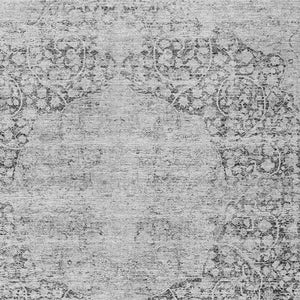 Homeroots 3' Blue And Ivory Oriental Washable Area Rug - Durable, Stain Resistant, Perfect For Indoor And Outdoor Spaces 10' X 14' Polyester 605120