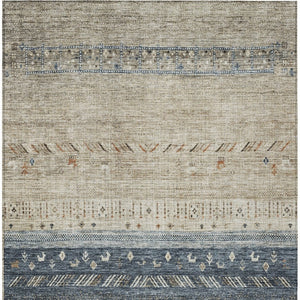 Homeroots 3' Southwestern Indoor Outdoor Area Rug – Stylish, Washable, Durable, Stain-resistant Design For All Spaces 9' X 12' Polyester 605125