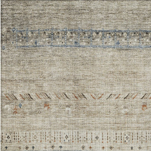 Homeroots 3' Southwestern Indoor Outdoor Area Rug – Stylish, Washable, Durable, Stain-resistant Design For All Spaces 9' X 12' Polyester 605125