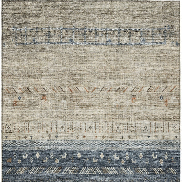 Homeroots 3' Southwestern Indoor Outdoor Area Rug – Stylish, Washable, Durable, Stain-resistant Design For All Spaces 10' X 14' Polyester 605126