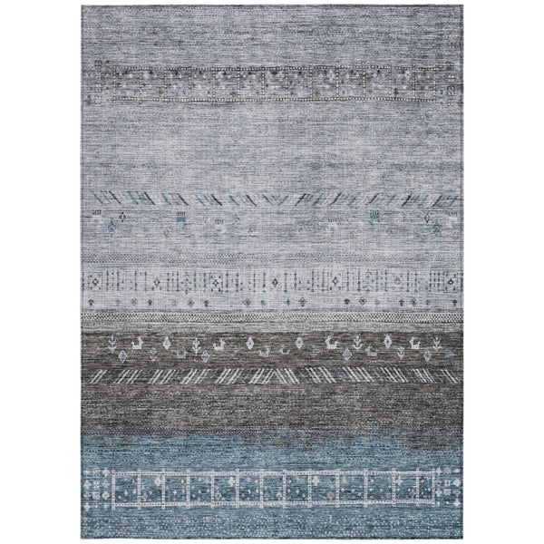 Homeroots 3' Southwestern Indoor Outdoor Area Rug – Stylish, Washable, Durable, Stain-resistant Design For All Spaces 3' X 5' Polyester 605127