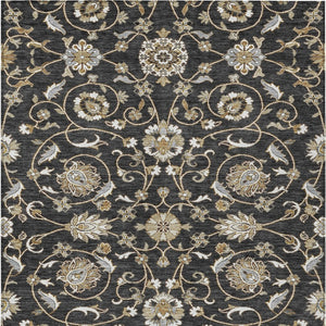 Homeroots 3' Stylish Beige Blue And Brown Moroccan Washable Area Rug For Indoor And Outdoor Spaces 3' X 5' Polyester 605145