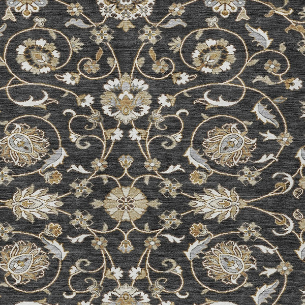 Homeroots 3' Stylish Beige Blue And Brown Moroccan Washable Area Rug For Indoor And Outdoor Spaces 8' X 10' Polyester 605148