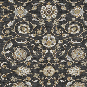 Homeroots 3' Stylish Beige Blue And Brown Moroccan Washable Area Rug For Indoor And Outdoor Spaces 10' X 14' Polyester 605150