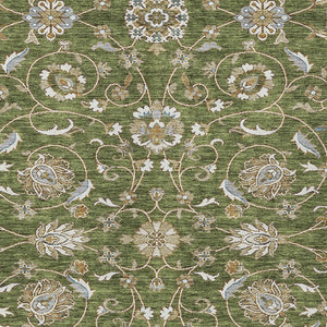 Homeroots 3' Stylish Beige Blue And Brown Moroccan Washable Area Rug For Indoor And Outdoor Spaces 10' X 14' Polyester 605174