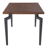 Kani Dining Table Walnut 110360 Zuo Modern