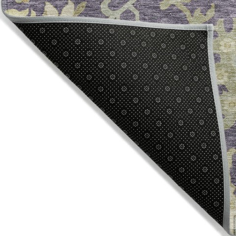 Homeroots 3' Artichoke Green Floral Indoor Outdoor Area Rug - Durable, Washable, Stylish For Any Space 5' X 8' Polyester 605200