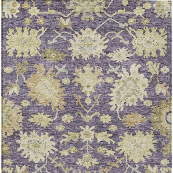Homeroots 3' Artichoke Green Floral Indoor Outdoor Area Rug - Durable, Washable, Stylish For Any Space 10' X 14' Polyester 605204