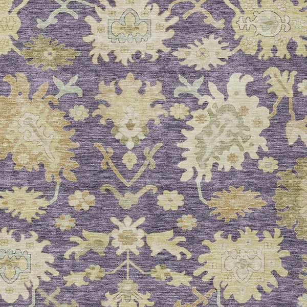 Homeroots 3' Artichoke Green Floral Indoor Outdoor Area Rug - Durable, Washable, Stylish For Any Space 10' X 14' Polyester 605204