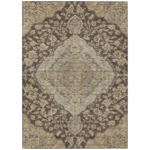 HomeRoots 5' Elegant Oriental Washable Area Rug for Indoor and Outdoor Spaces - Durable, Stylish, and Low-Maintenance 10' X 14' 605240