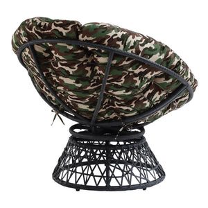 OSP Home Furnishings Papasan Chair Camo