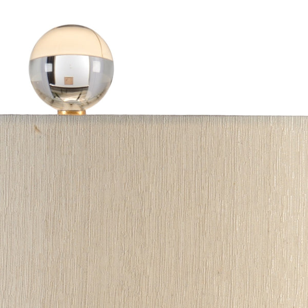 Wildwood Ming Largo Blue Ceramic Table Lamp With Gold Leaf Base, Pear Silhouette & Drum Shade For Luxe Rooms 60532