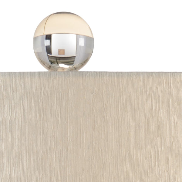 Wildwood Ming Snow Pear-Shaped Ceramic Table Lamp With Gold Leaf Base, Drum Shade — Timeless Luxe Accent 60534