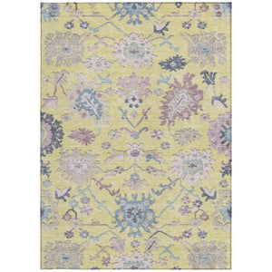 Homeroots 3' Blue Pink And Ivory Floral Washable Area Rug For Indoor And Outdoor Spaces, Durable And Stylish 3' X 5' Polyester 605343