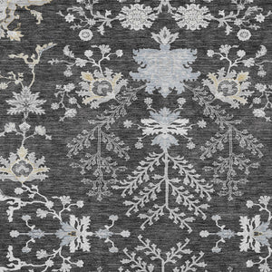 Homeroots 3' Floral Washable Area Rug In Artichoke Green, Brown, And Beige For Indoor Or Outdoor Spaces 3' X 5' Polyester 605461