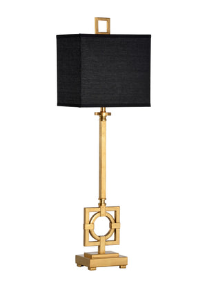 Wildwood Bangle Antique Gold Leaf Table Lamp With Raffia Rectangular Shade, Jewelry-Inspired Sculptural Accent 60547
