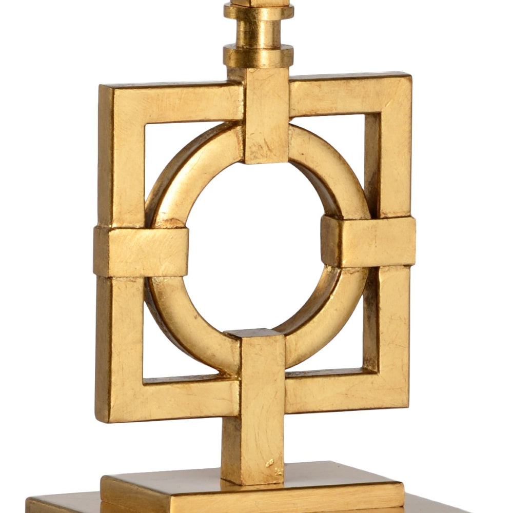 Wildwood Bangle Antique Gold Leaf Table Lamp With Raffia Rectangular Shade, Jewelry-Inspired Sculptural Accent 60547