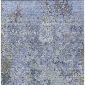 Homeroots 3' Stylish Beige And Brown Abstract Washable Indoor-outdoor Area Rug For Versatile Home Décor 3' X 5' Polyester 605536