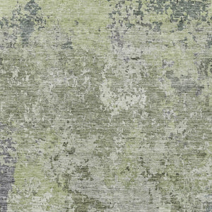 Homeroots 3' Stylish Beige And Brown Abstract Washable Indoor-outdoor Area Rug For Versatile Home Décor 3' X 5' Polyester 605548