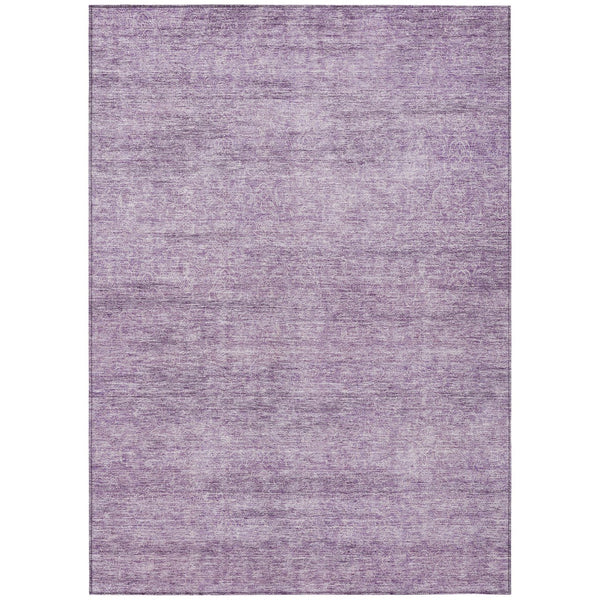 Homeroots 3' Transform Your Space With A Stunning Lavender And Purple Abstract Washable Area Rug For All Use 3' X 5' Polyester 605554