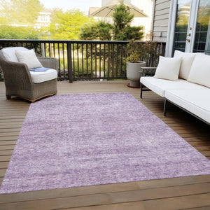 Homeroots 3' Transform Your Space With A Stunning Lavender And Purple Abstract Washable Area Rug For All Use 3' X 5' Polyester 605554