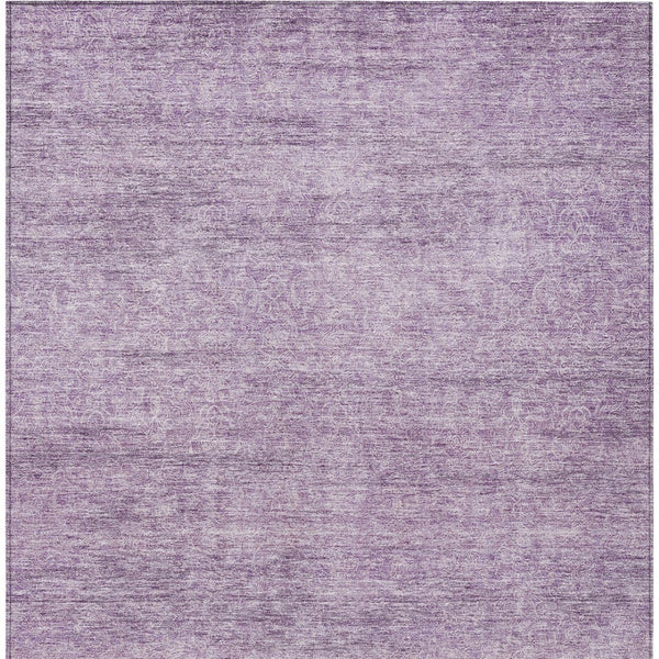 Homeroots 3' Transform Your Space With A Stunning Lavender And Purple Abstract Washable Area Rug For All Use 9' X 12' Polyester 605558