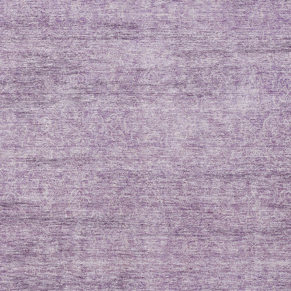 Homeroots 3' Transform Your Space With A Stunning Lavender And Purple Abstract Washable Area Rug For All Use 9' X 12' Polyester 605558