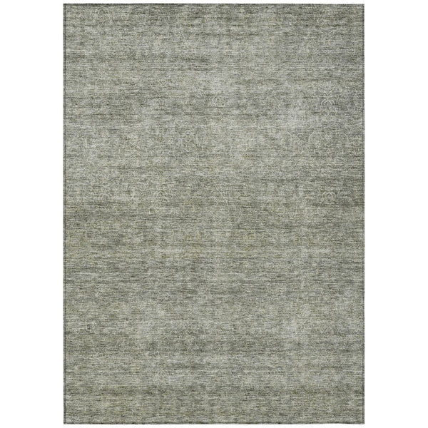 HomeRoots 5' Sage and Ivory Abstract Area Rug - Stylish, Durable, and Washable for Indoor and Outdoor Use 5' X 8' 605561