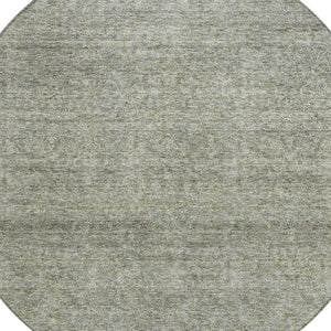 Homeroots 3' Transform Your Space With A Stunning Lavender And Purple Abstract Washable Area Rug For All Use 8' Round Polyester 605562