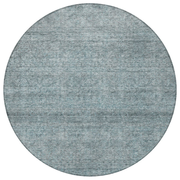 Homeroots 3' Transform Your Space With A Stunning Lavender And Purple Abstract Washable Area Rug For All Use 8' Round Polyester 605568