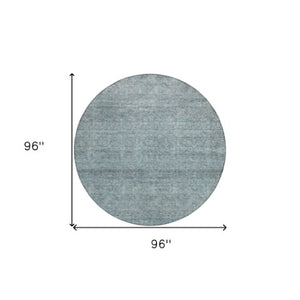 Homeroots 3' Transform Your Space With A Stunning Lavender And Purple Abstract Washable Area Rug For All Use 8' Round Polyester 605568