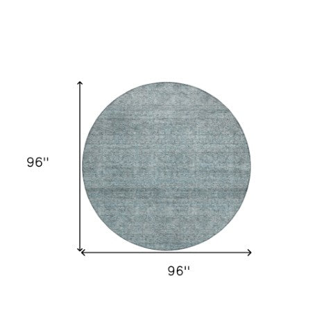 Homeroots 3' Transform Your Space With A Stunning Lavender And Purple Abstract Washable Area Rug For All Use 8' Round Polyester 605568