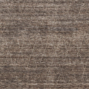 Homeroots 3' Coffee And Ivory Geometric Washable Area Rug For Indoor And Outdoor Spaces – Durable Design 8' X 10' Polyester 605587