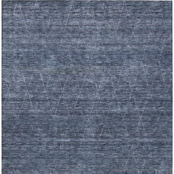 Homeroots 3' Coffee And Ivory Geometric Washable Area Rug For Indoor And Outdoor Spaces – Durable Design 5' X 8' Polyester 605591