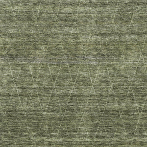 Homeroots 3' Coffee And Ivory Geometric Washable Area Rug For Indoor And Outdoor Spaces – Durable Design 3' X 5' Polyester 605596