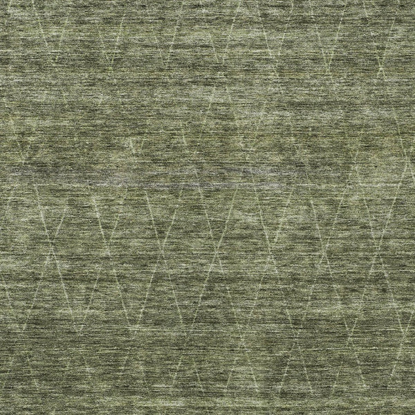 Homeroots 3' Coffee And Ivory Geometric Washable Area Rug For Indoor And Outdoor Spaces – Durable Design 5' X 8' Polyester 605597