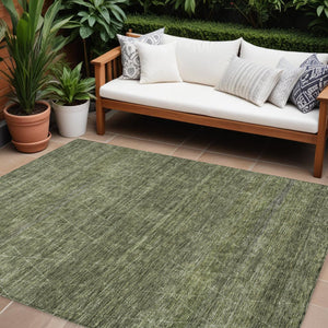 Homeroots 3' Coffee And Ivory Geometric Washable Area Rug For Indoor And Outdoor Spaces – Durable Design 8' X 10' Polyester 605599