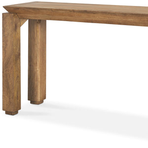 Homeroots 60" Brown Solid Wood Console Table - Versatile Storage & Display For Any Room, Classic Design   605658