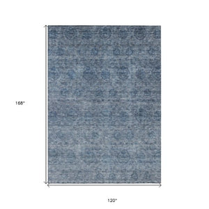 Homeroots 3' Brown And Tan Floral Washable Area Rug – Perfect For Indoor And Outdoor Living Spaces 10' X 14' Polyester 605722