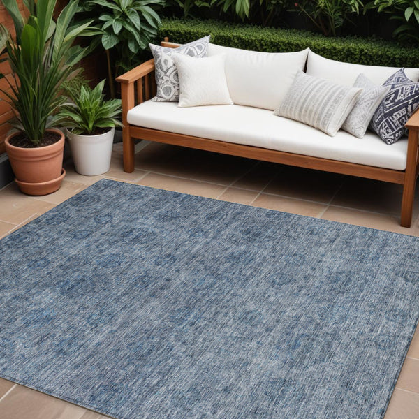 Homeroots 3' Brown And Tan Floral Washable Area Rug – Perfect For Indoor And Outdoor Living Spaces 10' X 14' Polyester 605722