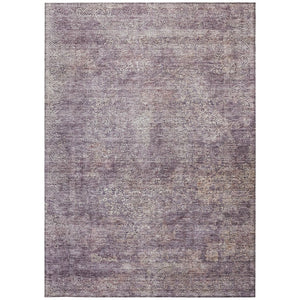 Homeroots 3' Beautiful Linen And Gray Floral Washable Area Rug For Indoor And Outdoor Spaces, Durable Design 10' X 14' Polyester 605752