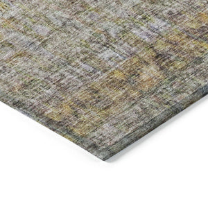 Homeroots 3' Vibrant Floral Washable Indoor Outdoor Area Rug - Durable, Stain Resistant, Perfect For Any Space 10' X 14' Polyester 605758