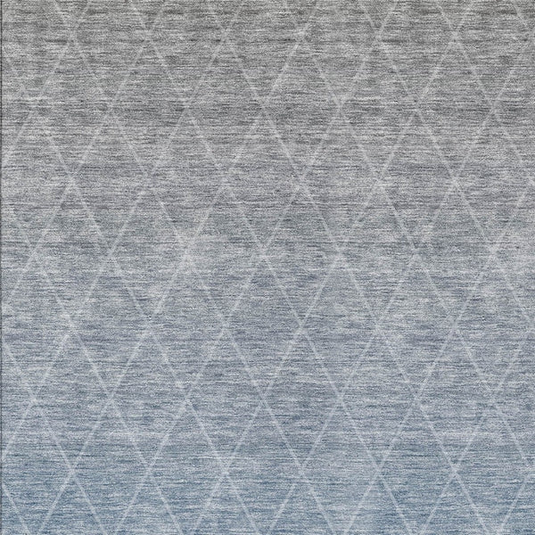 Homeroots 3' Artichoke Green Geometric Area Rug - Stylish, Washable & Durable For Indoor Or Outdoor Spaces 5' X 8' Polyester 605784