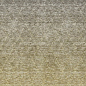 Homeroots 3' Artichoke Green Geometric Area Rug - Stylish, Washable & Durable For Indoor Or Outdoor Spaces 3' X 5' Polyester 605789