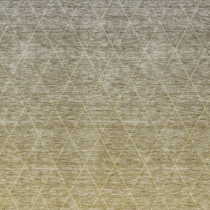 Homeroots 3' Artichoke Green Geometric Area Rug - Stylish, Washable & Durable For Indoor Or Outdoor Spaces 5' X 8' Polyester 605790