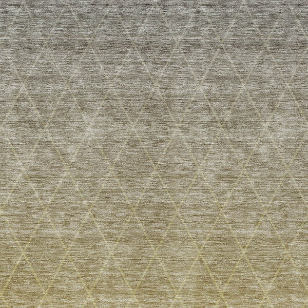 Homeroots 3' Artichoke Green Geometric Area Rug - Stylish, Washable & Durable For Indoor Or Outdoor Spaces 10' X 14' Polyester 605794